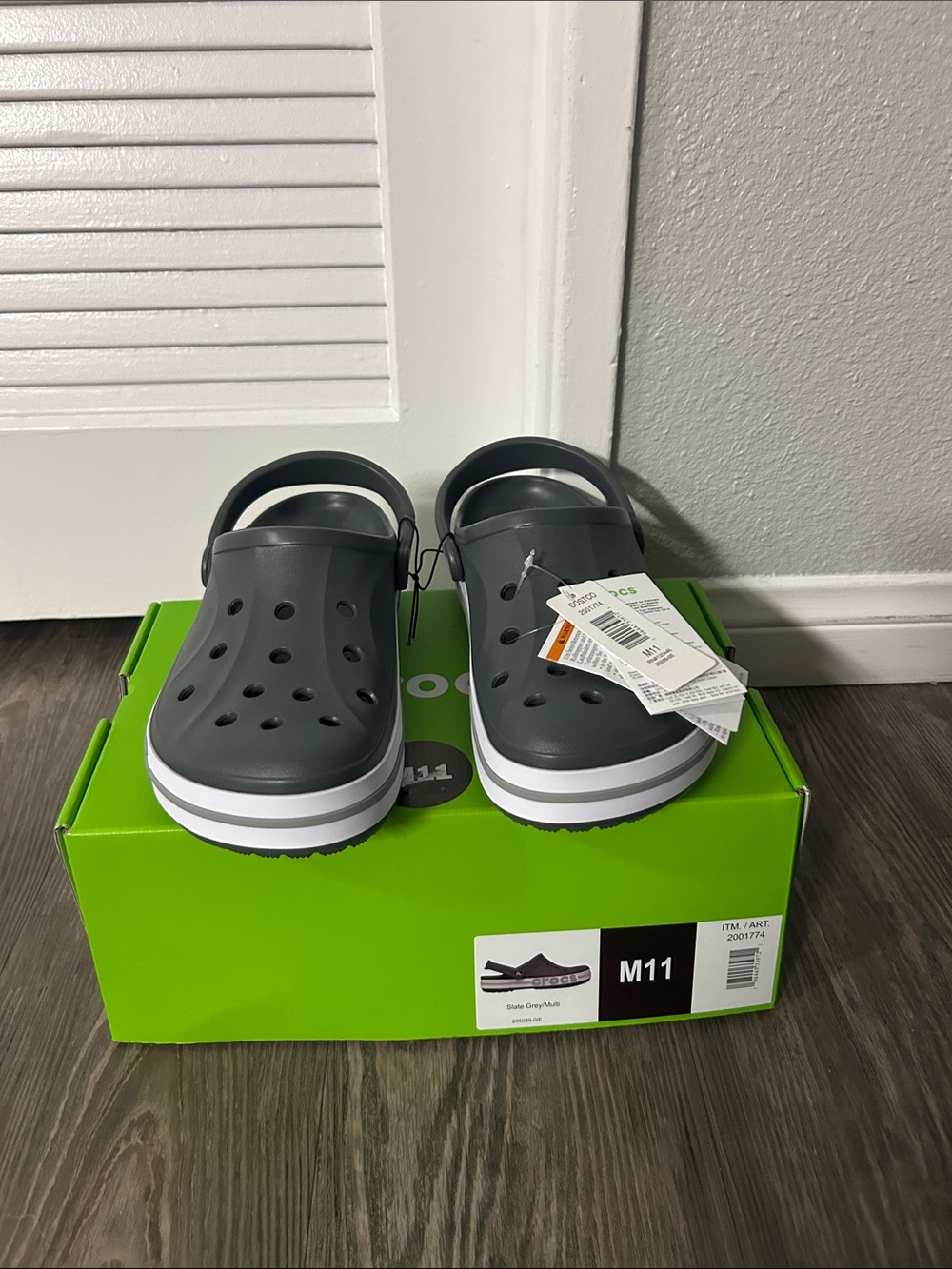 Crocs Slate Gray Clog Sandals